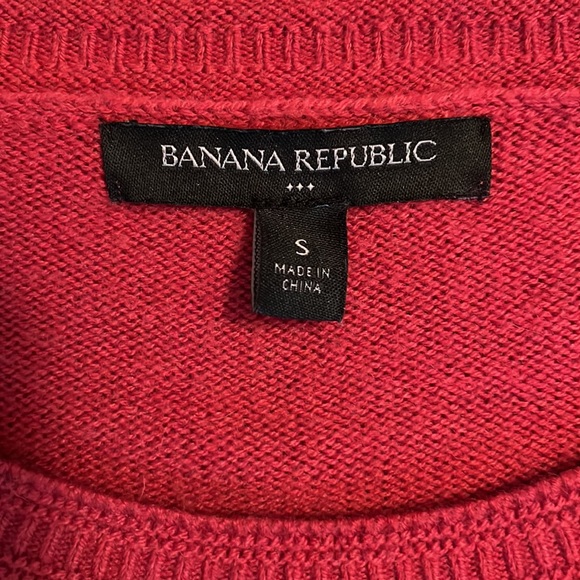 Banana Republic Rose/Pink Balloon Sleeve Sweater- Size S! - Picture 5 of 7